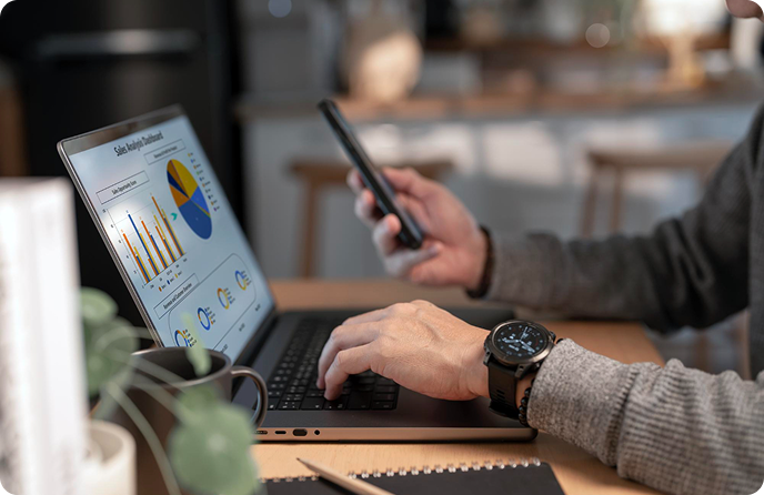 Consent management view with banner configuration, consent levels and receipt history